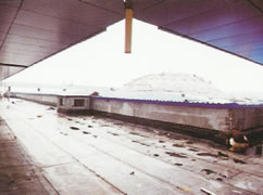 河北燕郊鎮福成物流施工現場